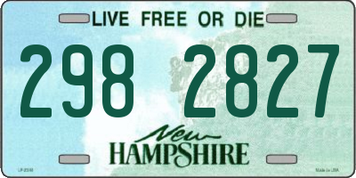 NH license plate 2982827