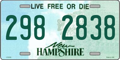 NH license plate 2982838