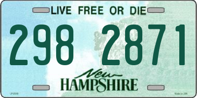 NH license plate 2982871