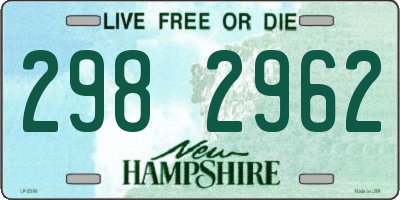 NH license plate 2982962