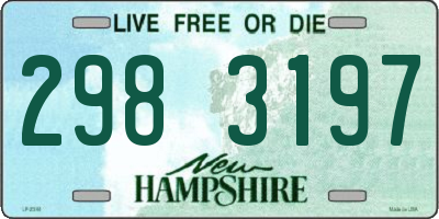 NH license plate 2983197