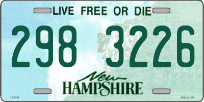NH license plate 2983226
