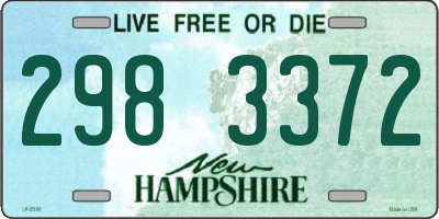 NH license plate 2983372