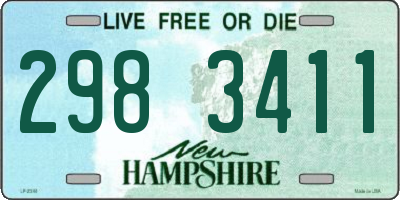 NH license plate 2983411