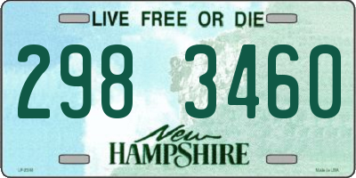 NH license plate 2983460