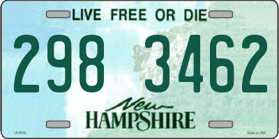 NH license plate 2983462