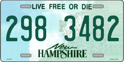 NH license plate 2983482