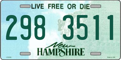 NH license plate 2983511