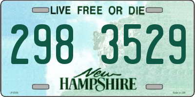 NH license plate 2983529