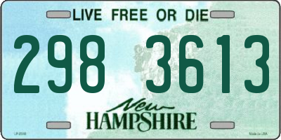 NH license plate 2983613