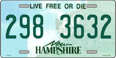 NH license plate 2983632