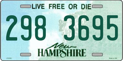 NH license plate 2983695