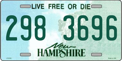 NH license plate 2983696