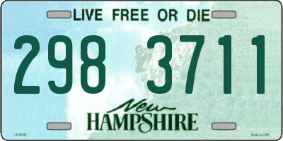NH license plate 2983711