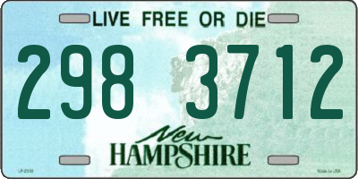 NH license plate 2983712