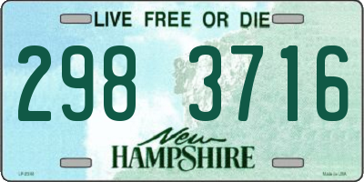 NH license plate 2983716