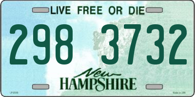 NH license plate 2983732