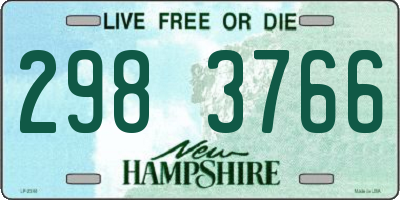 NH license plate 2983766