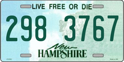 NH license plate 2983767