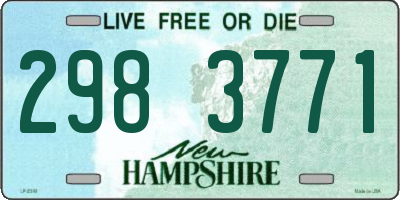 NH license plate 2983771