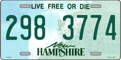 NH license plate 2983774