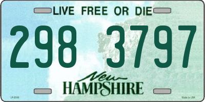 NH license plate 2983797