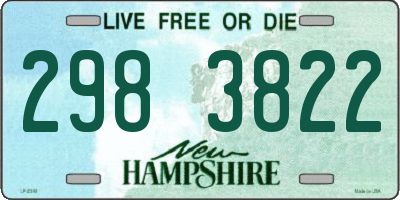 NH license plate 2983822