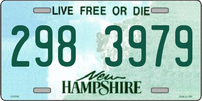 NH license plate 2983979