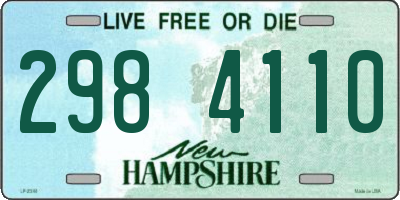 NH license plate 2984110