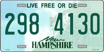NH license plate 2984130