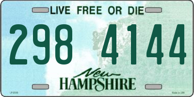 NH license plate 2984144