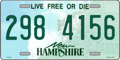 NH license plate 2984156