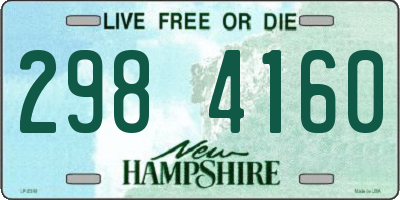 NH license plate 2984160