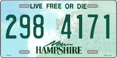 NH license plate 2984171