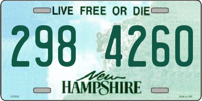 NH license plate 2984260