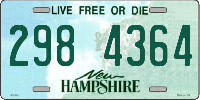 NH license plate 2984364