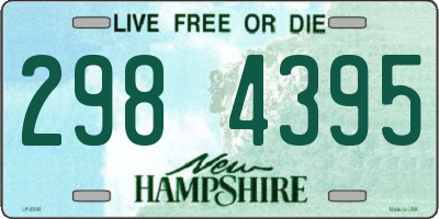 NH license plate 2984395