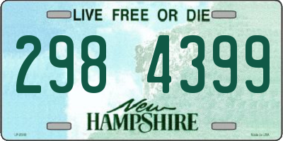 NH license plate 2984399