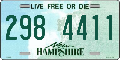 NH license plate 2984411
