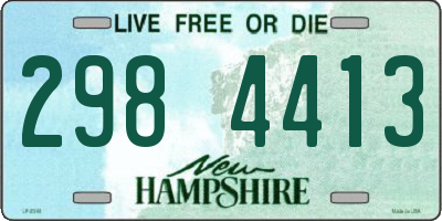 NH license plate 2984413