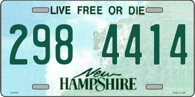 NH license plate 2984414
