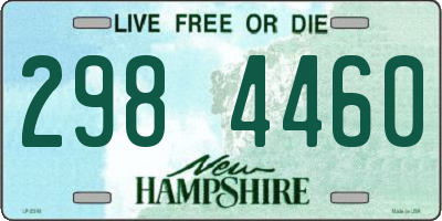 NH license plate 2984460