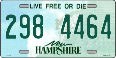 NH license plate 2984464