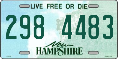 NH license plate 2984483