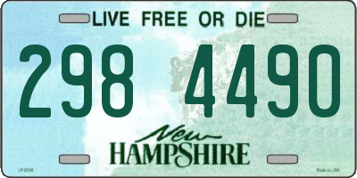 NH license plate 2984490