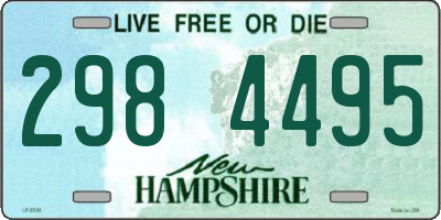 NH license plate 2984495