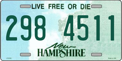 NH license plate 2984511