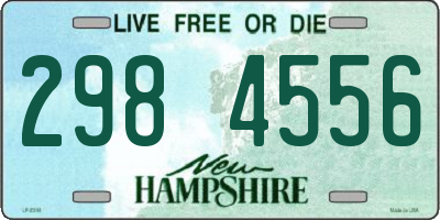 NH license plate 2984556