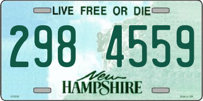NH license plate 2984559