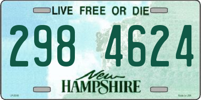 NH license plate 2984624